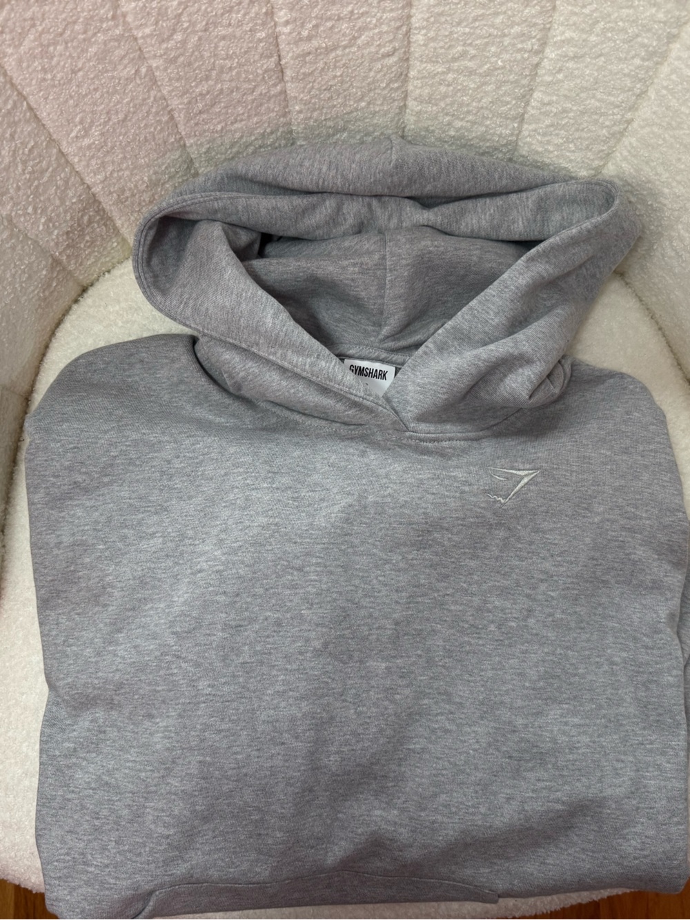 Gymshark Heather Gray Rest Day Hoodie in Size Small